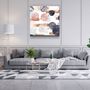Autres décorations murales - ."Pastel Abstract 3". Glass Wall Art | Artdesigna Glass Printing Wall Arts. - ARTDESIGNA