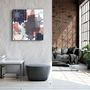 Autres décorations murales - ."Pastel Abstract 4". Glass Wall Art | Artdesigna Glass Printing Wall Arts. - ARTDESIGNA