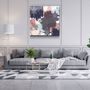Autres décorations murales - ."Pastel Abstract 4". Glass Wall Art | Artdesigna Glass Printing Wall Arts. - ARTDESIGNA