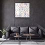 Other wall decoration - ."Pastel Abstract 6". Glass Wall Art | Artdesigna Glass Printing Wall Arts. - ARTDESIGNA