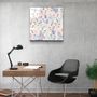 Other wall decoration - ."Pastel Abstract 6". Glass Wall Art | Artdesigna Glass Printing Wall Arts. - ARTDESIGNA
