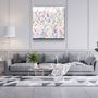 Other wall decoration - ."Pastel Abstract 6". Glass Wall Art | Artdesigna Glass Printing Wall Arts. - ARTDESIGNA