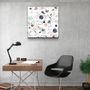 Other wall decoration - ."Pastel Abstract 7". Glass Wall Art | Artdesigna Glass Printing Wall Arts. - ARTDESIGNA