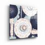 Other wall decoration - ."Moon Drops White". Glass Wall Art | Artdesigna Glass Printing Wall Arts. - ARTDESIGNA
