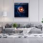 Autres décorations murales - ・"In the Space-4"・Glass Wall Art | Artdesigna Glass Printing Wall Arts. - ARTDESIGNA