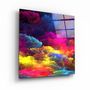 Other wall decoration - ・"Color Puff"・Glass Wall Art | Artdesigna Glass Printing Wall Arts. - ARTDESIGNA