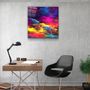 Other wall decoration - ・"Color Puff"・Glass Wall Art | Artdesigna Glass Printing Wall Arts. - ARTDESIGNA