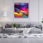Other wall decoration - ・"Color Puff"・Glass Wall Art | Artdesigna Glass Printing Wall Arts. - ARTDESIGNA