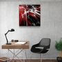 Other wall decoration - ・"Red Explosion"・Glass Wall Art | Artdesigna Glass Printing Wall Arts. - ARTDESIGNA