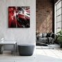 Other wall decoration - ・"Red Explosion"・Glass Wall Art | Artdesigna Glass Printing Wall Arts. - ARTDESIGNA