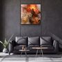 Autres décorations murales - ・"Lava"・Glass Wall Art | Artdesigna Glass Printing Wall Arts. - ARTDESIGNA