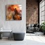 Autres décorations murales - ・"Lava"・Glass Wall Art | Artdesigna Glass Printing Wall Arts. - ARTDESIGNA
