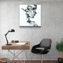 Autres décorations murales - ・"Smoky Lines"・Glass Wall Art | Artdesigna Glass Printing Wall Arts. - ARTDESIGNA