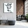 Autres décorations murales - ・"Smoky Lines"・Glass Wall Art | Artdesigna Glass Printing Wall Arts. - ARTDESIGNA