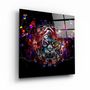 Other wall decoration - ・"Abstract Tiger"・Glass Wall Art | Artdesigna Glass Printing Wall Arts. - ARTDESIGNA