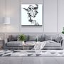 Autres décorations murales - ・"Smoky Lines"・Glass Wall Art | Artdesigna Glass Printing Wall Arts. - ARTDESIGNA