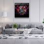 Other wall decoration - ・"Abstract Tiger"・Glass Wall Art | Artdesigna Glass Printing Wall Arts. - ARTDESIGNA