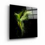 Other wall decoration - ・"Green Parrot"・Glass Wall Art | Artdesigna Glass Printing Wall Arts. - ARTDESIGNA