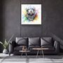 Other wall decoration - ・"Skulla"・Glass Wall Art | Artdesigna Glass Printing Wall Arts. - ARTDESIGNA