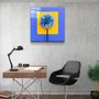Autres décorations murales - ・"Blue Flower"・Glass Wall Art | Artdesigna Glass Printing Wall Arts. - ARTDESIGNA