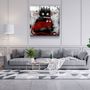 Autres décorations murales - ・"Abstract Cat"・Glass Wall Art | Artdesigna Glass Printing Wall Arts. - ARTDESIGNA