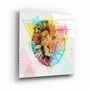 Autres décorations murales - ・"Astro Lion"・Glass Wall Art | Artdesigna Glass Printing Wall Arts. - ARTDESIGNA