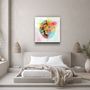 Autres décorations murales - ・"Astro Lion"・Glass Wall Art | Artdesigna Glass Printing Wall Arts. - ARTDESIGNA