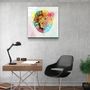 Autres décorations murales - ・"Astro Lion"・Glass Wall Art | Artdesigna Glass Printing Wall Arts. - ARTDESIGNA