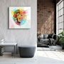 Autres décorations murales - ・"Astro Lion"・Glass Wall Art | Artdesigna Glass Printing Wall Arts. - ARTDESIGNA