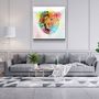 Autres décorations murales - ・"Astro Lion"・Glass Wall Art | Artdesigna Glass Printing Wall Arts. - ARTDESIGNA
