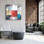 Other wall decoration - ・"Squares"・Glass Wall Art | Artdesigna Glass Printing Wall Arts. - ARTDESIGNA