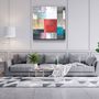 Other wall decoration - ・"Squares"・Glass Wall Art | Artdesigna Glass Printing Wall Arts. - ARTDESIGNA