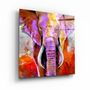 Other wall decoration - ・"Elepurple"・Glass Wall Art | Artdesigna Glass Printing Wall Arts. - ARTDESIGNA