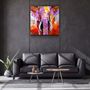 Other wall decoration - ・"Elepurple"・Glass Wall Art | Artdesigna Glass Printing Wall Arts. - ARTDESIGNA