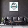 Other wall decoration - ・"Skulla3"・Glass Wall Art | Artdesigna Glass Printing Wall Arts. - ARTDESIGNA