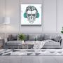 Other wall decoration - ・"Skulla3"・Glass Wall Art | Artdesigna Glass Printing Wall Arts. - ARTDESIGNA