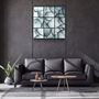 Autres décorations murales - ・"Flower Mosaic"・Glass Wall Art | Artdesigna Glass Printing Wall Arts. - ARTDESIGNA