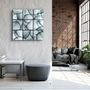 Autres décorations murales - ・"Flower Mosaic"・Glass Wall Art | Artdesigna Glass Printing Wall Arts. - ARTDESIGNA
