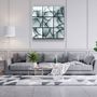 Autres décorations murales - ・"Flower Mosaic"・Glass Wall Art | Artdesigna Glass Printing Wall Arts. - ARTDESIGNA