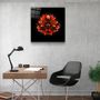 Autres décorations murales - ・"Red Flower"・Glass Wall Art | Artdesigna Glass Printing Wall Arts. - ARTDESIGNA