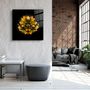 Other wall decoration - ・"Yellow Flower"・Glass Wall Art | Artdesigna Glass Printing Wall Arts. - ARTDESIGNA