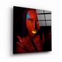 Autres décorations murales - ・"Dreamer Red"・Glass Wall Art | Artdesigna Glass Printing Wall Arts. - ARTDESIGNA