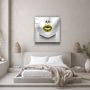 Other wall decoration - ・"Yellow Lips"・Glass Wall Art | Artdesigna Glass Printing Wall Arts. - ARTDESIGNA