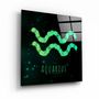 Other wall decoration - ."Zodiac V2 - Aquarius". Glass Wall Art | Artdesigna Glass Printing Wall Arts. - ARTDESIGNA