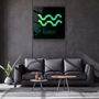Other wall decoration - ."Zodiac V2 - Aquarius". Glass Wall Art | Artdesigna Glass Printing Wall Arts. - ARTDESIGNA