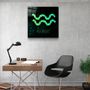 Other wall decoration - ."Zodiac V2 - Aquarius". Glass Wall Art | Artdesigna Glass Printing Wall Arts. - ARTDESIGNA