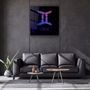 Autres décorations murales - ."Zodiac V2 - Gemini". Glass Wall Art | Artdesigna Glass Printing Wall Arts. - ARTDESIGNA