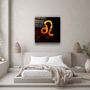 Other wall decoration - ."Zodiac V2 - Leo". Glass Wall Art | Artdesigna Glass Printing Wall Arts. - ARTDESIGNA