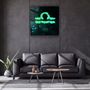 Autres décorations murales - ."Zodiac V2 - Libra". Glass Wall Art | Artdesigna Glass Printing Wall Arts. - ARTDESIGNA