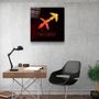 Autres décorations murales - ."Zodiac V2 - Sagittarius". Glass Wall Art | Artdesigna Glass Printing Wall Arts. - ARTDESIGNA